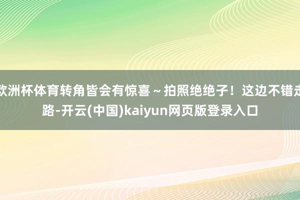 欧洲杯体育转角皆会有惊喜～拍照绝绝子！这边不错走路-开云(中国)kaiyun网页版登录入口